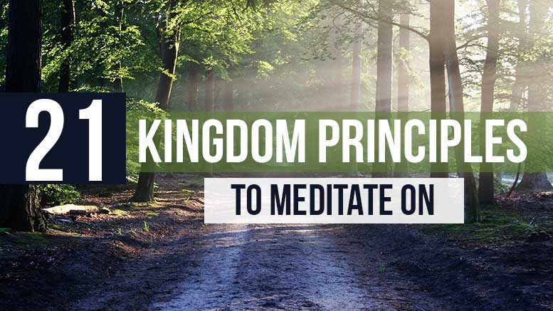 21 Kingdom Principles To Meditate On