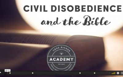 VIDEO TEACHING: Civil Disobedience and the Bible